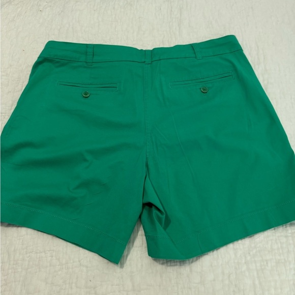 J. Crew Chino Shorts Green. Size 12 6” - Picture 6 of 7